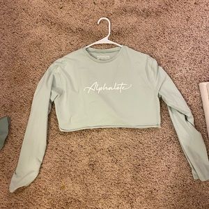 Alphalete crop top. Small. Mint.